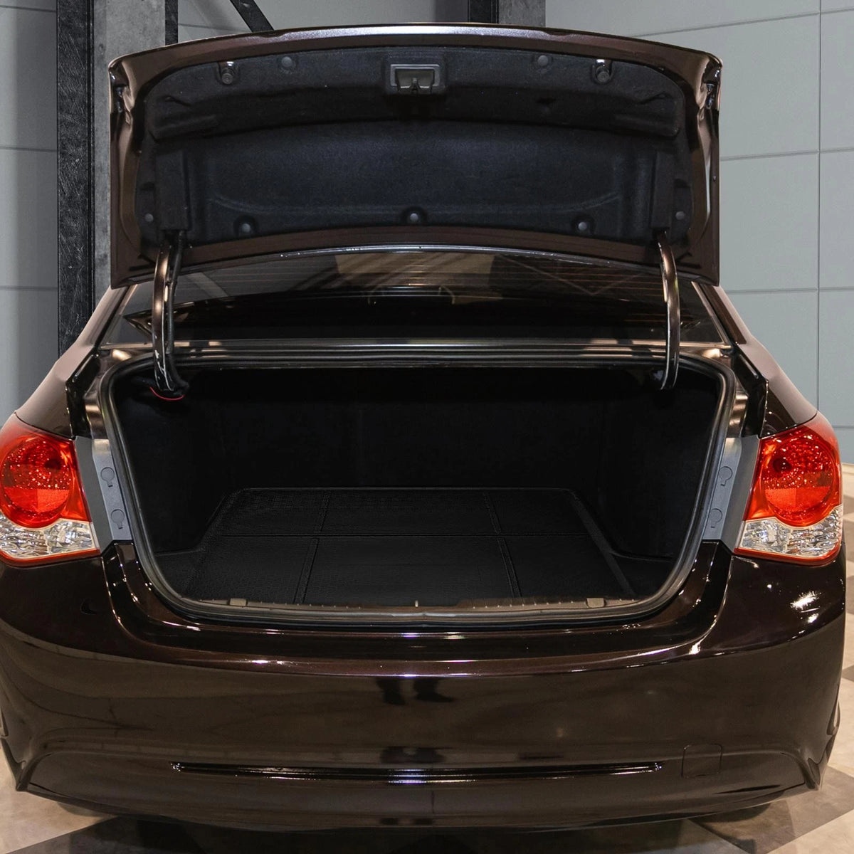 Cargo Trunk Tray Cargo Liner Rear Trunk Floor Mat for Chevy Cruze (2010–2015)