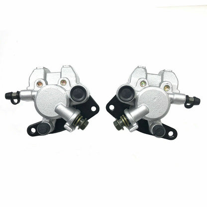 Front Brake Calipers & Pads for Yamaha ATV Big Bear 400 YFM400 YFM400F (2000–2012)