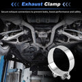 2X Exhaust Clamp for Universal Applications (3.39")