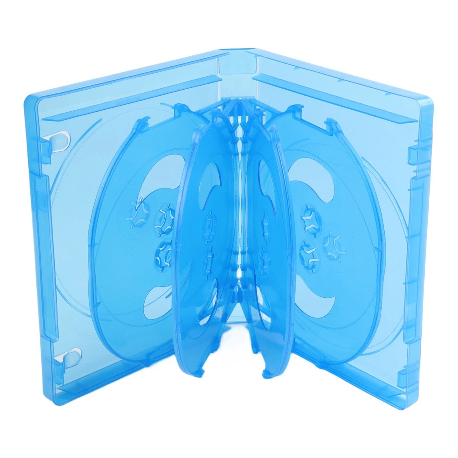 10 Disc Plastic CD Storage Box for Blu-ray Game and DVD Storage
