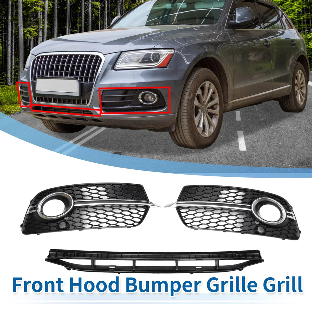 Front Lower Bumper Grille Grill Replacement for Audi Q5 (2017–2018)