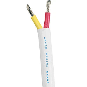 Ancor 126510 Safety Duplex Cable 14/2 AWG Red/Yellow Round 100'