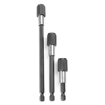 3X Magnetic Screwdriver Extension 1/4 Hex Shank Holder Drill Bit