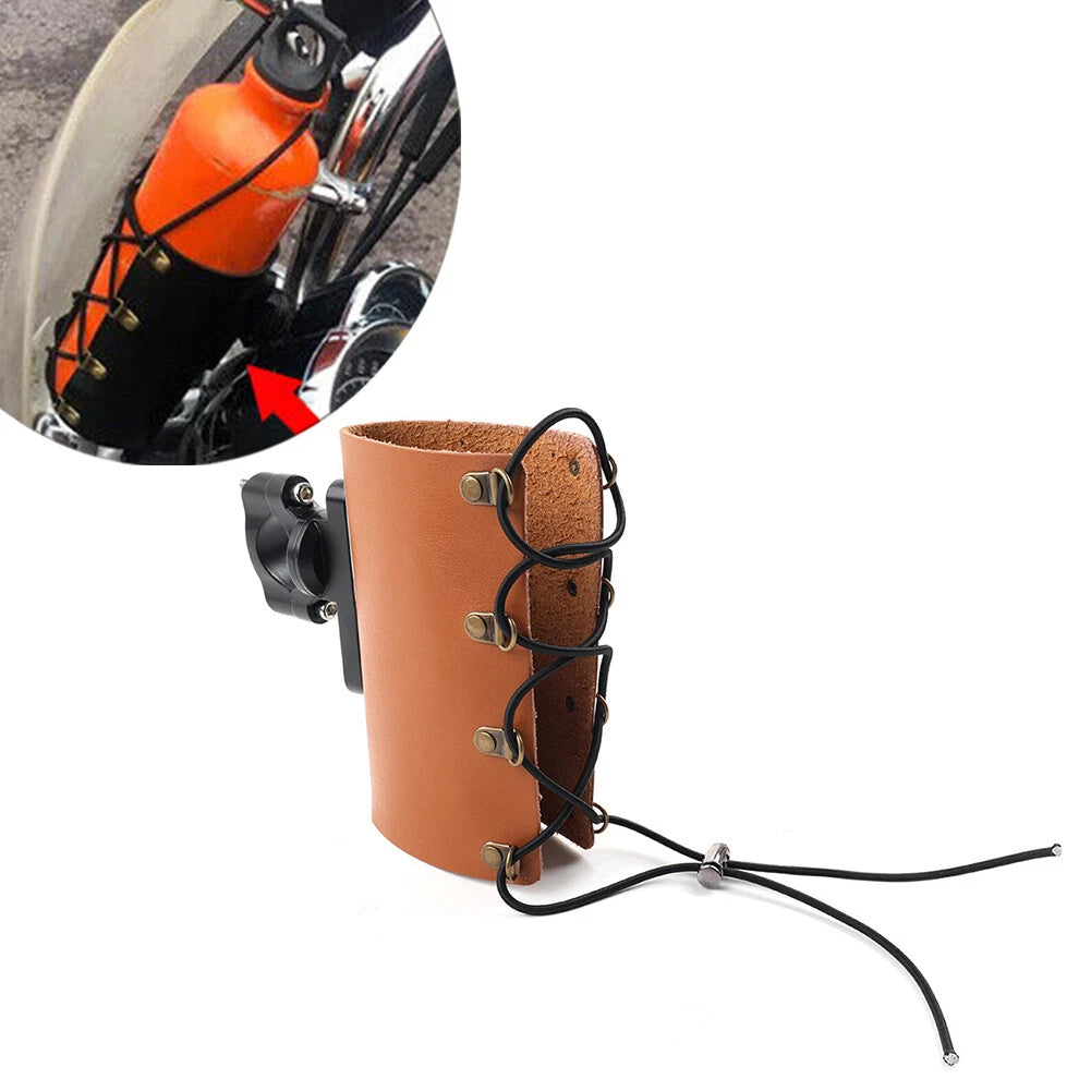 Cup Holder for Harley Motorcycle (Universal) - Yellow Brown