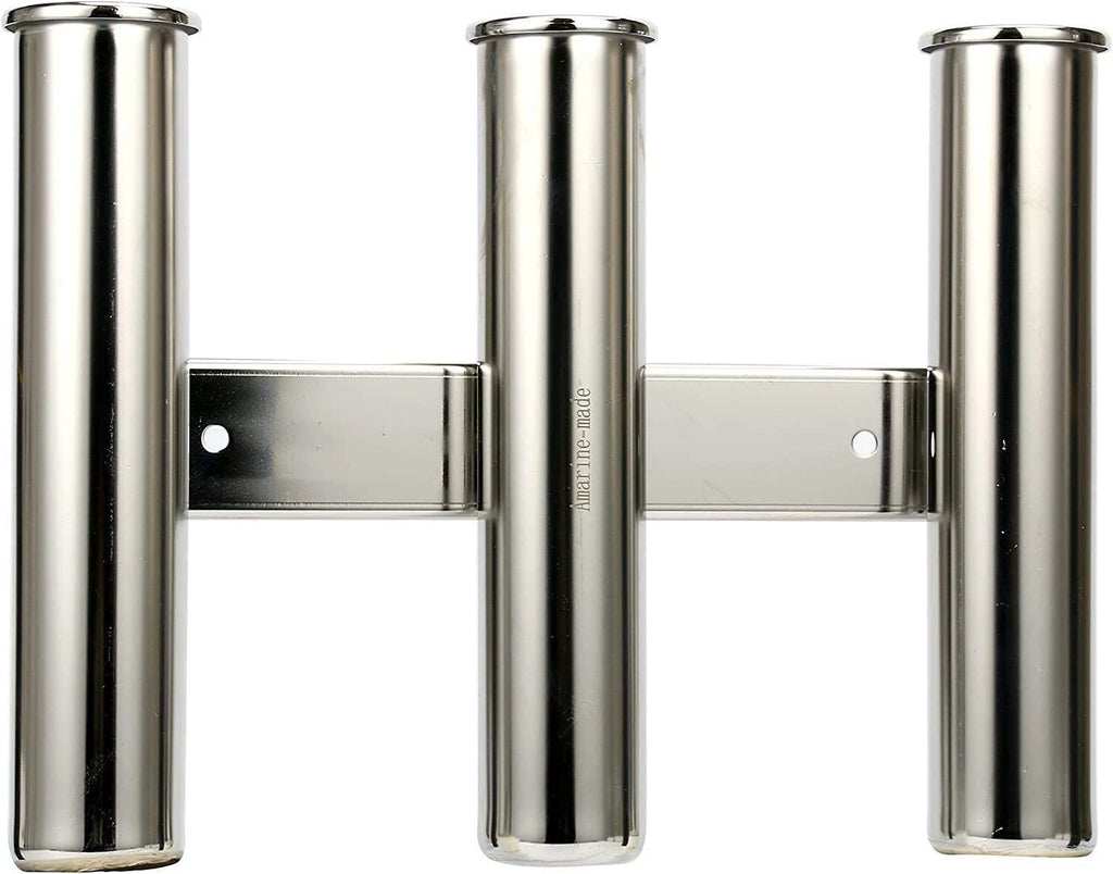 Stainless Steel Fishing Rod Rack for Wall/Side Mount (3 4 5 6 Tube)