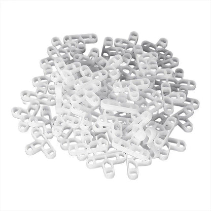 100PCS 8mm Plastic Spacers for Consistent Brick Wall and Deck Board Gaps