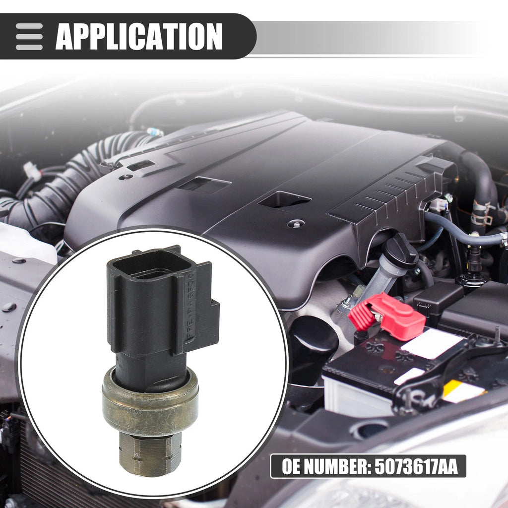 A/C Pressure Transducer Valve OEM Replacement for Dodge Challenger (2015–2023)