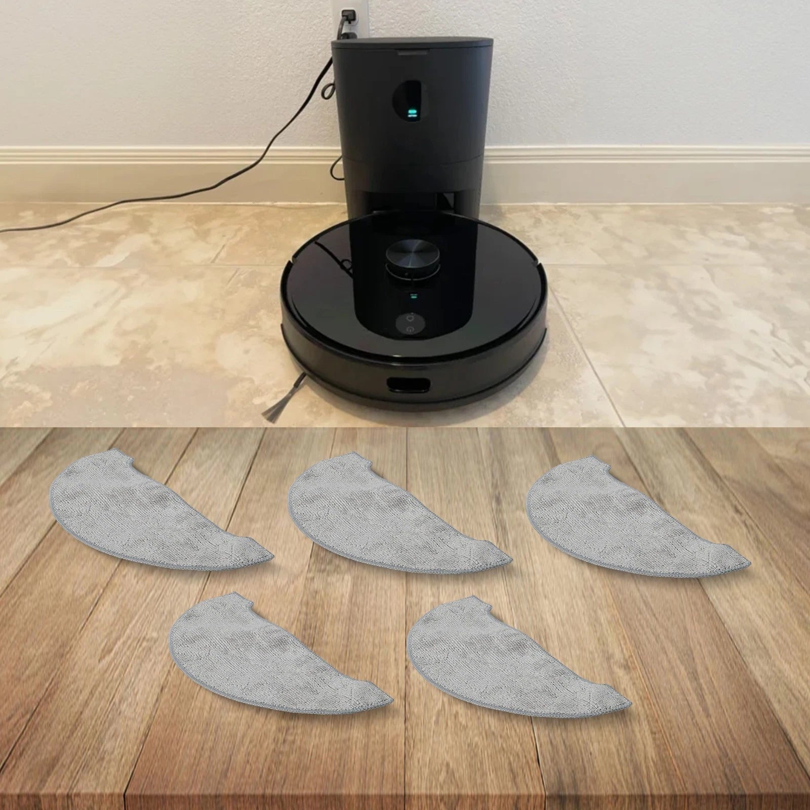 5pcs Mop Pads for AIR+ Robot Vacuum Cleaner