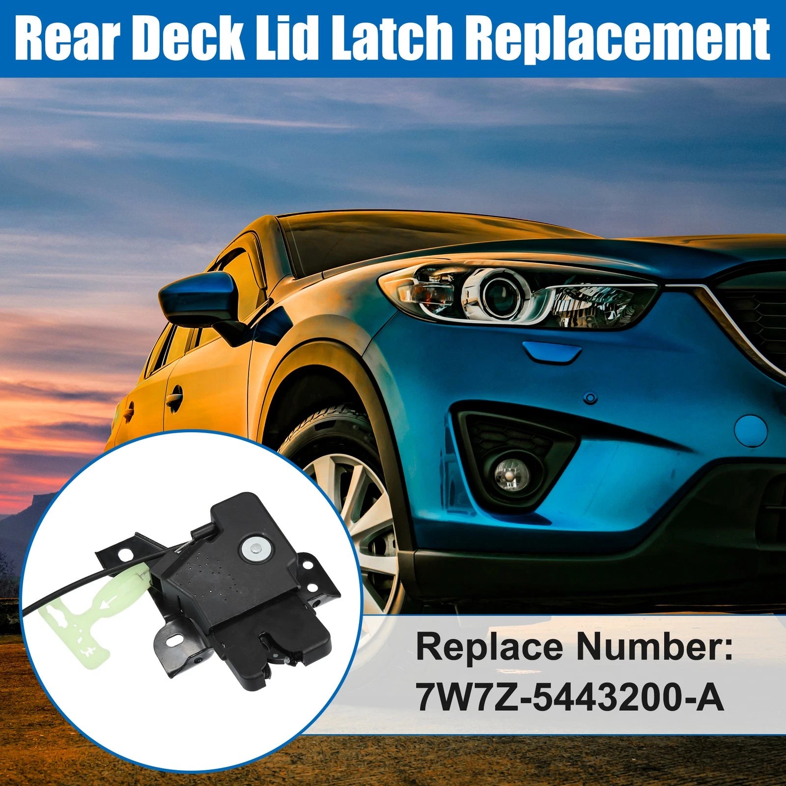 Rear Tailgate Lock Latch Actuator Replacement for Ford Crown Victoria (2004–2011)