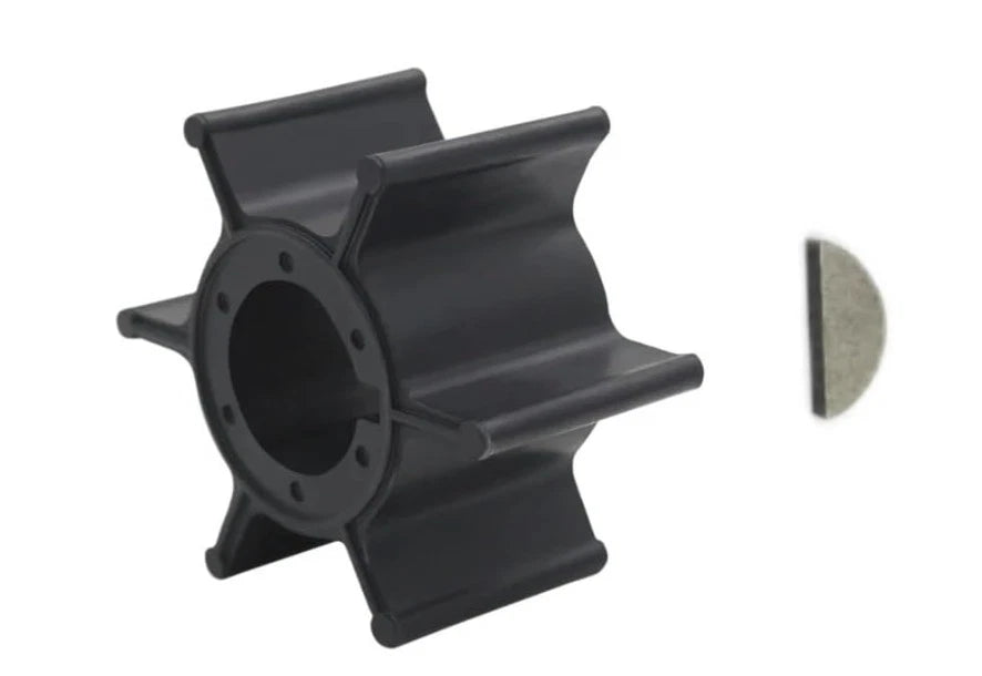 Water Pump Impeller with Key for Yamaha 2 Stroke 8 HP Outboard (662-44352-00)