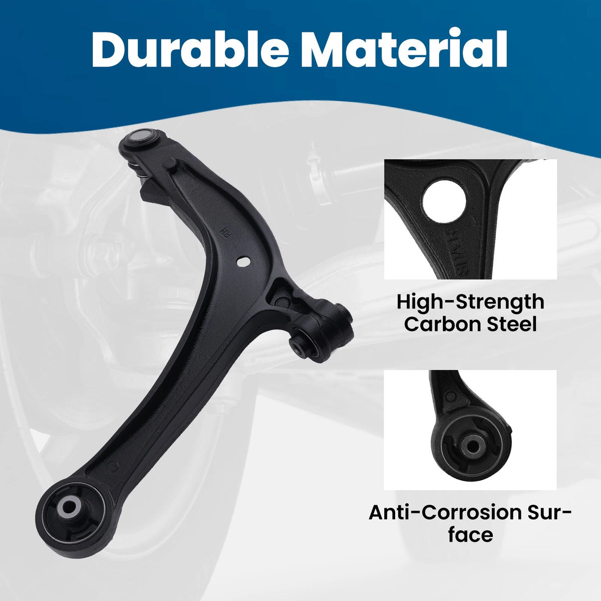 4X Front Lower Control Arms Outer Tie Rods for Honda Odyssey (2011–2017)