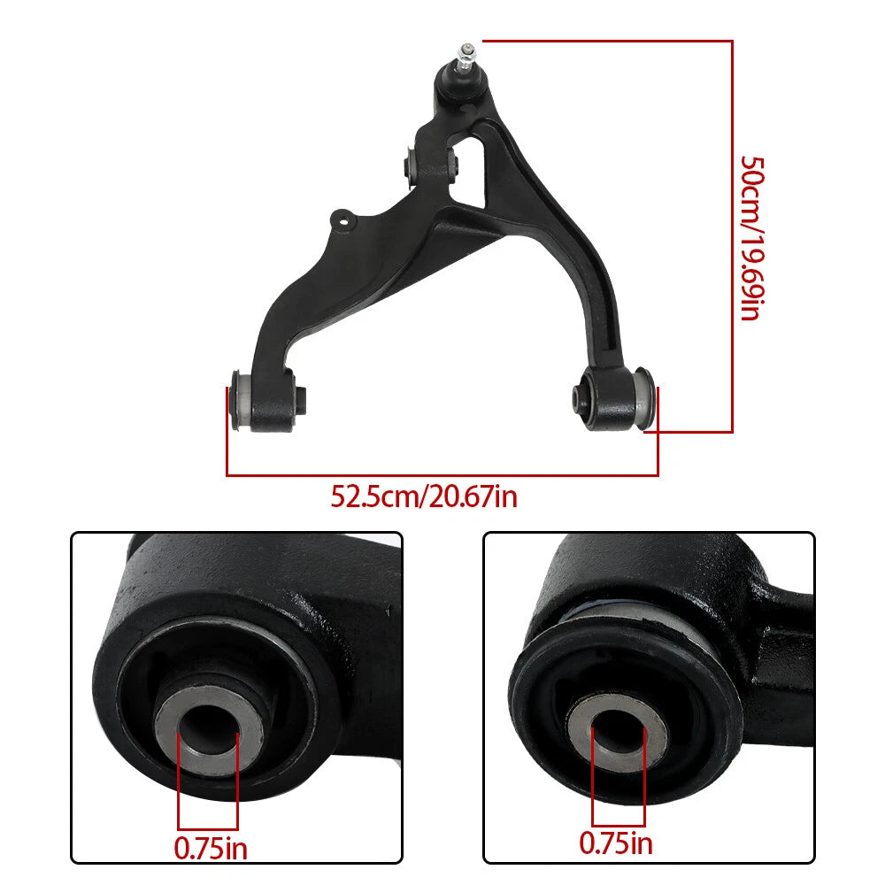 Front Lower Control Arms with Ball Joints for Ram 1500 Classic 4WD (2019–2021)