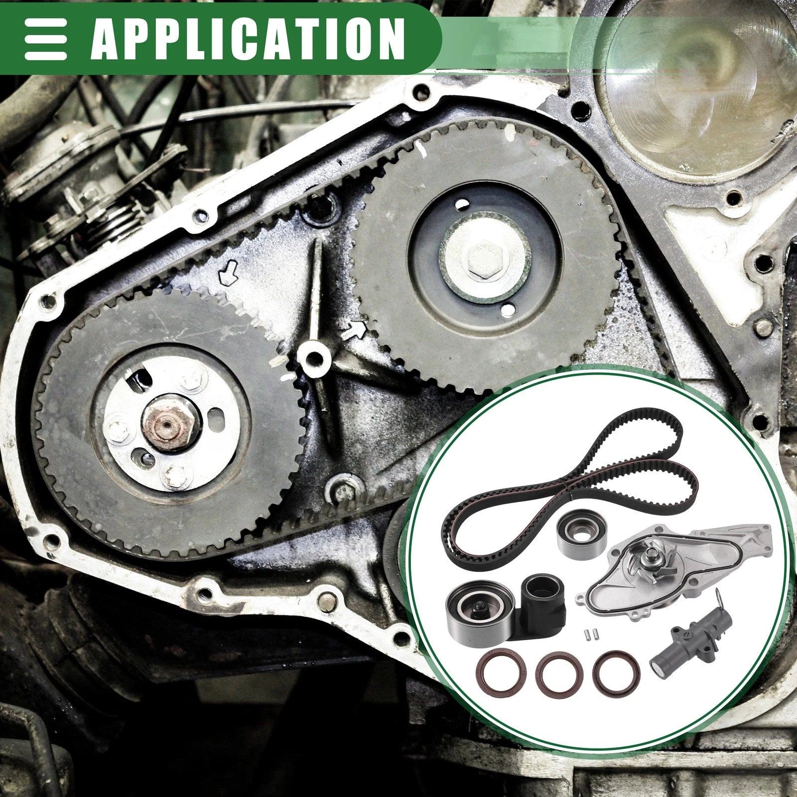 Timing Belt Kit with Water Pump for Honda Accord (2003–2017)