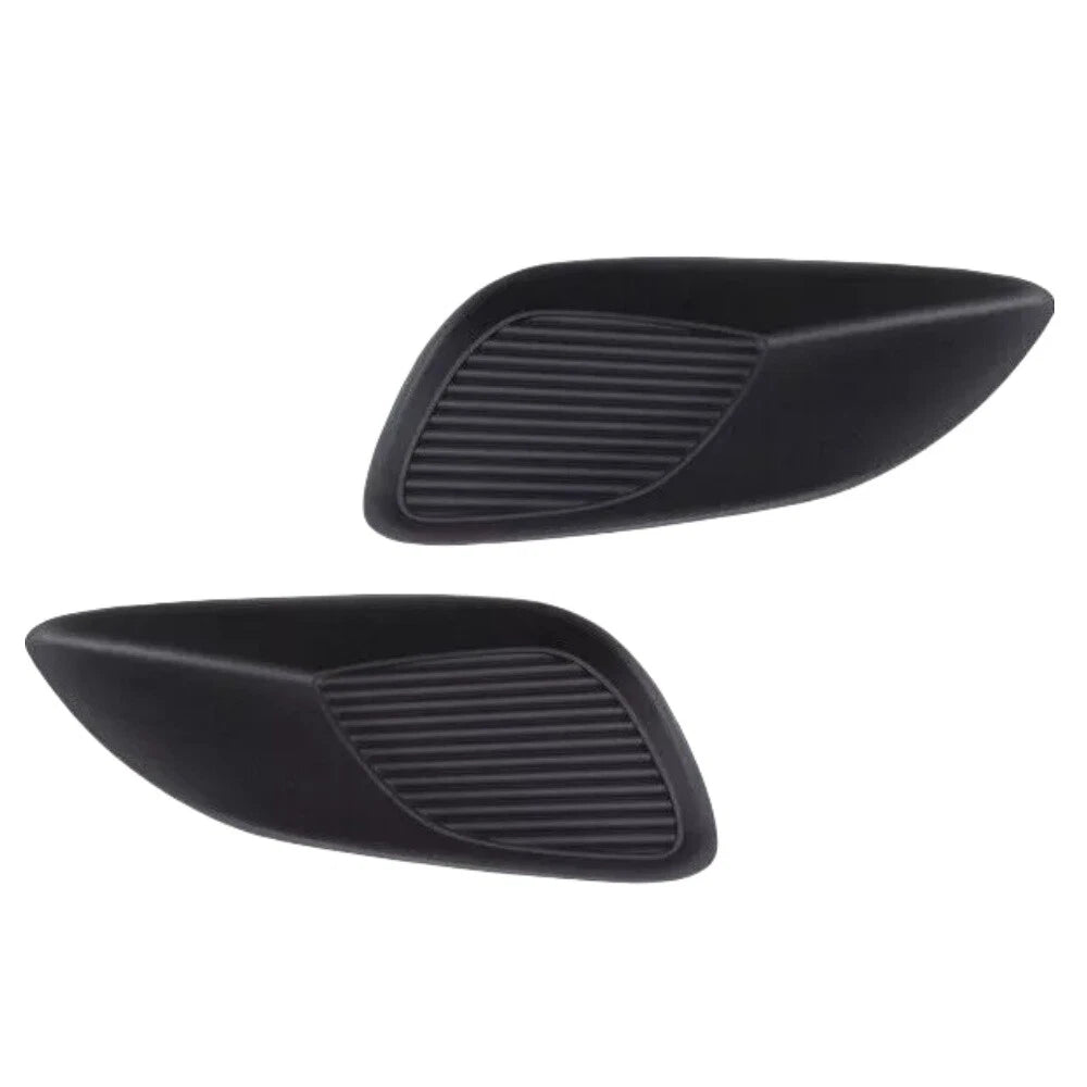 2Pcs Fog Light Covers for Toyota Yaris Sedan (2007–2012) - Black