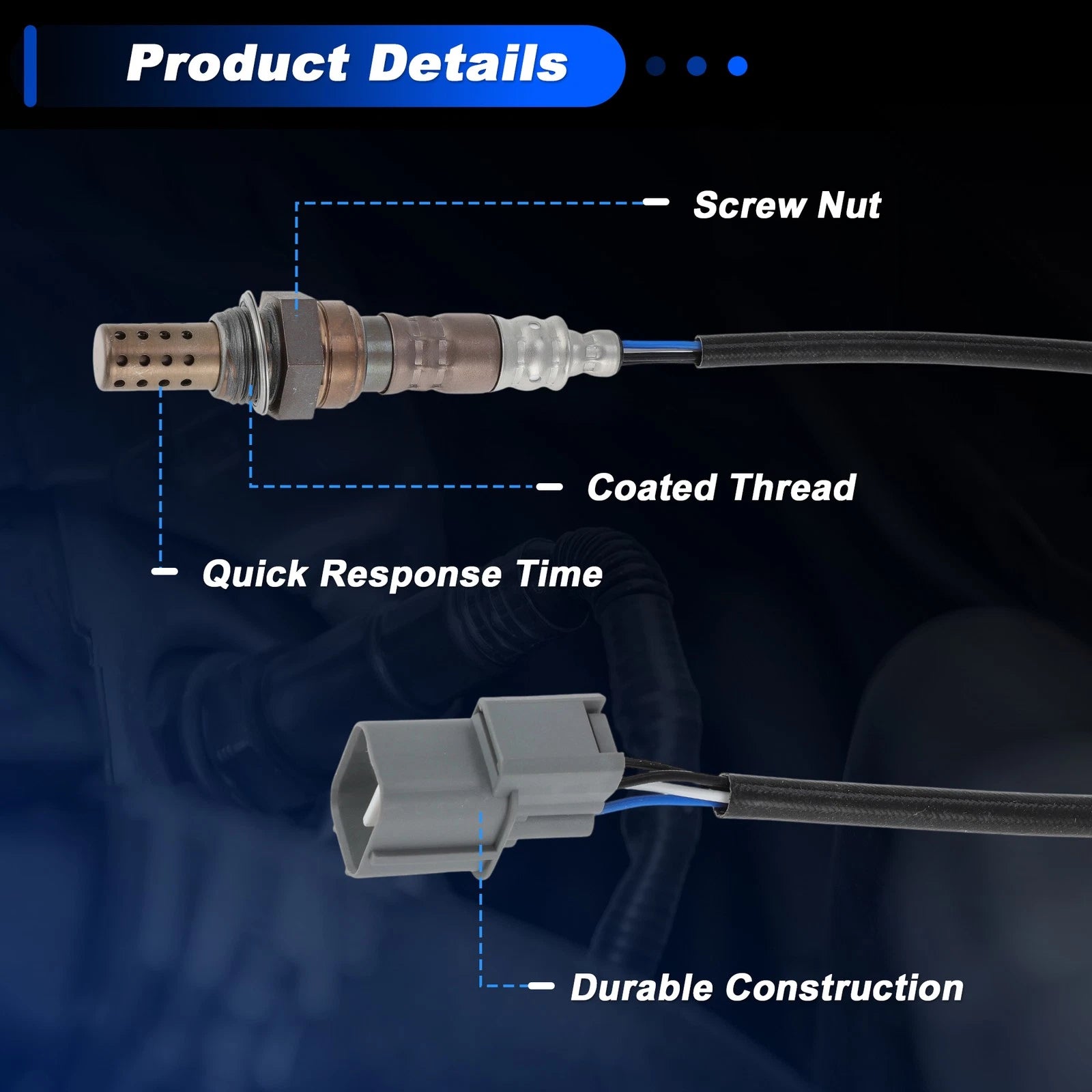 2X Upstream & Downstream Oxygen Sensor for Honda Odyssey (1999–2000)