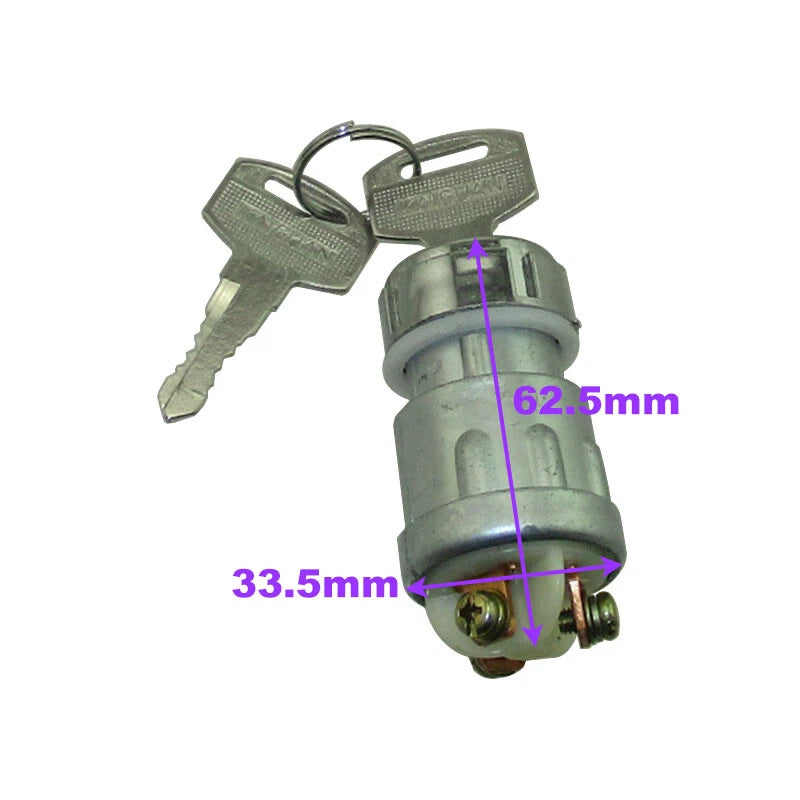 3 Pin Kill Ignition Key Switch for Chinese Made Dune Go Kart ATV (50-250cc)