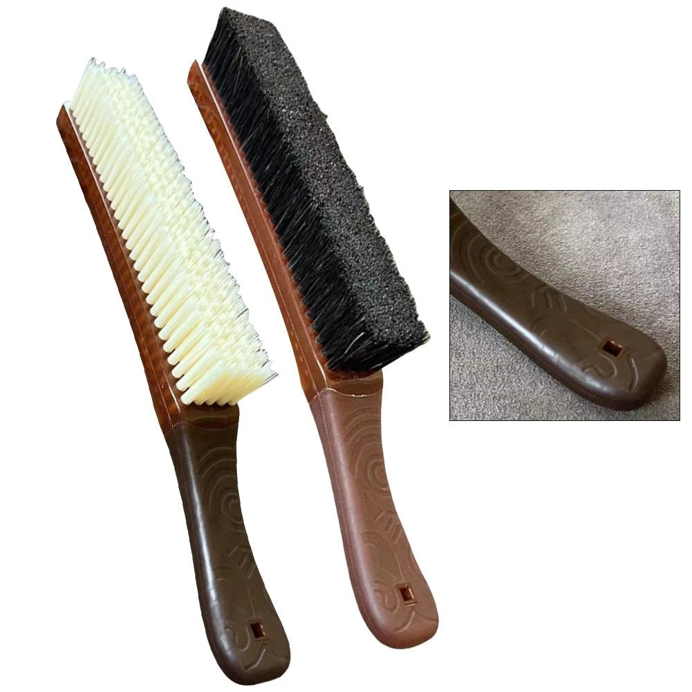 Multi Purpose Brush with Walnut Handle for Clothes and Fabric Cleaning