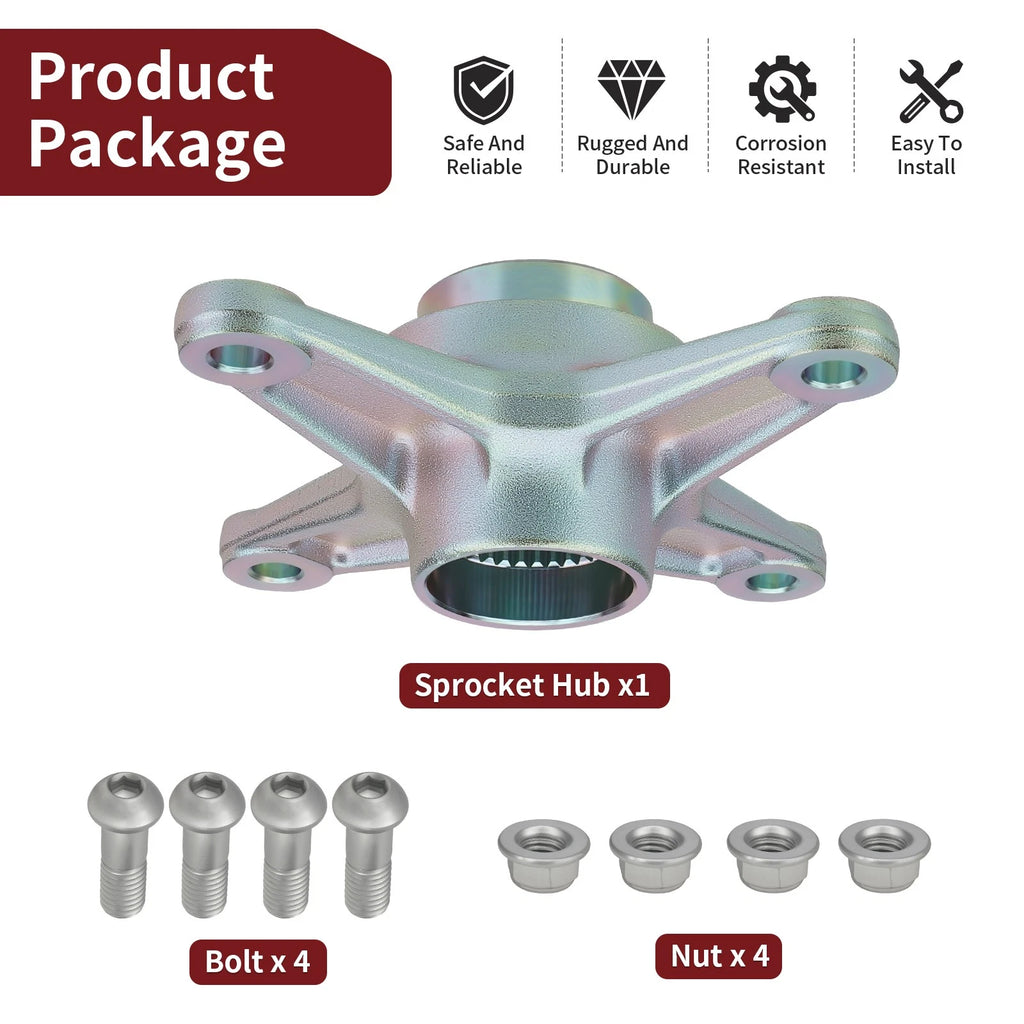 Rear Axle Sprocket Hub Collar for Yamaha Raptor 125 250 350 (2001–2019) 5YT-25386-00-00