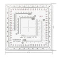 Coordinate Ruler with Protractor for Engineering Measurement Tool