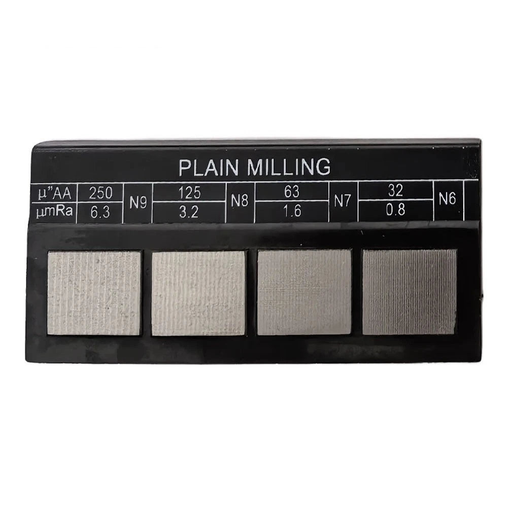 Flat Milling Sample for Lathe Roughness Comparison