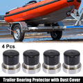 4pcs Trailer Bearing Set with Grease Dust Cap for Boat Trailer (2.441") (—)