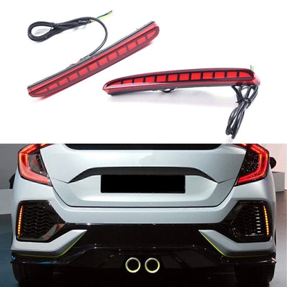 Sequential Reflector LED Fog Lights for Honda Civic Hatchback (2017–2020)