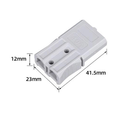 2X Anderson 40A Connector for Forklift Battery AC Outlet (AC600V)