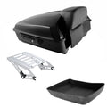 Chopped Trunk Black Backrest Mounting Rack for Harley Touring (2014–2026)