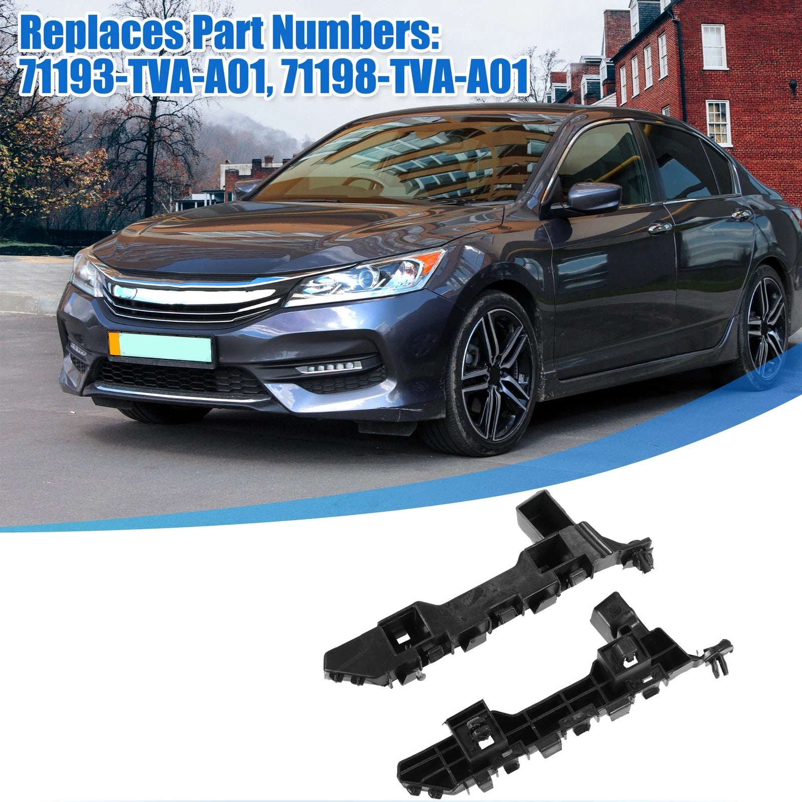 Front Bumper Bracket Replacement Set for Honda Accord (2018–2022)