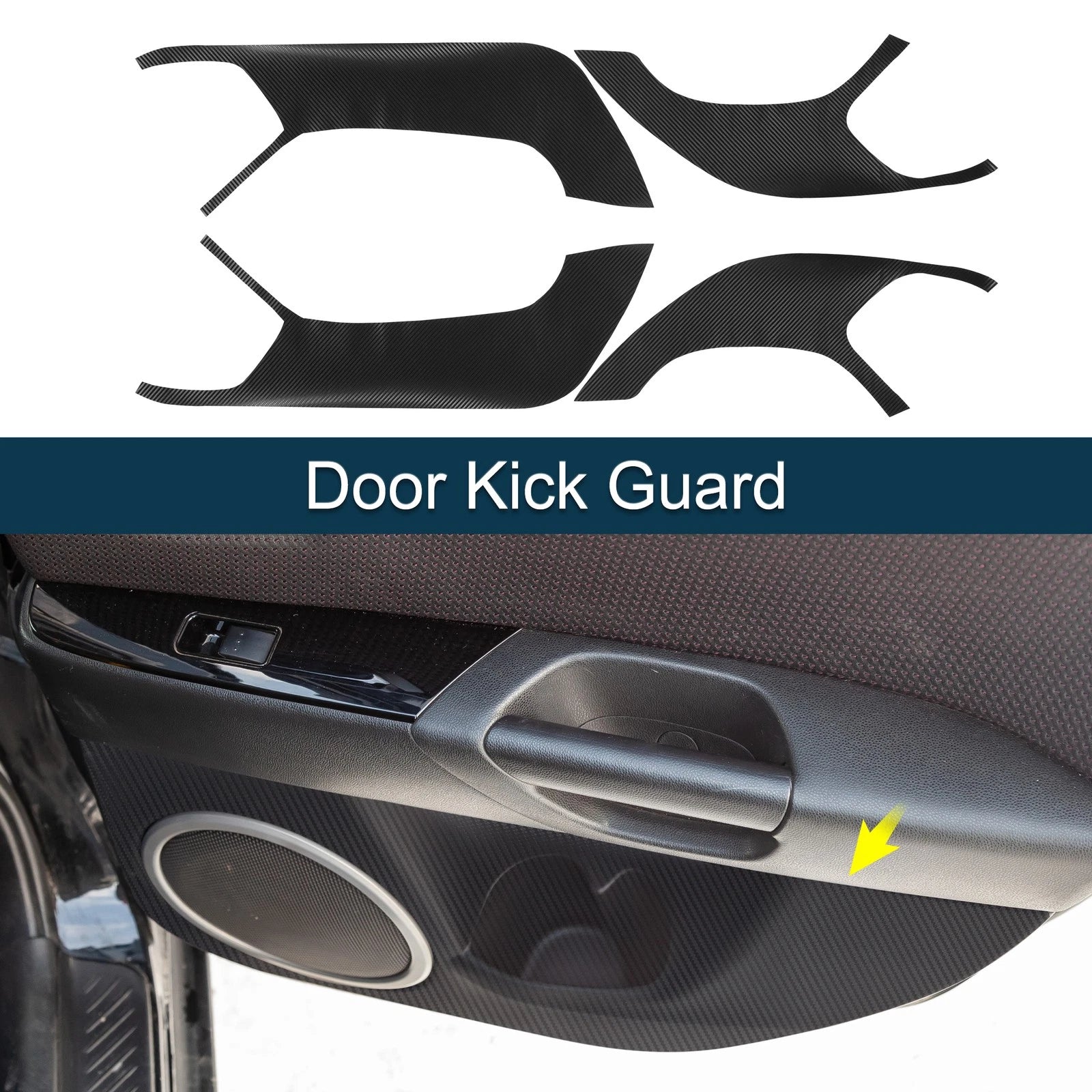 Door Kick Guard Replacement for Mazda 3 Axela Front Rear Driver Passenger (2014–2018)