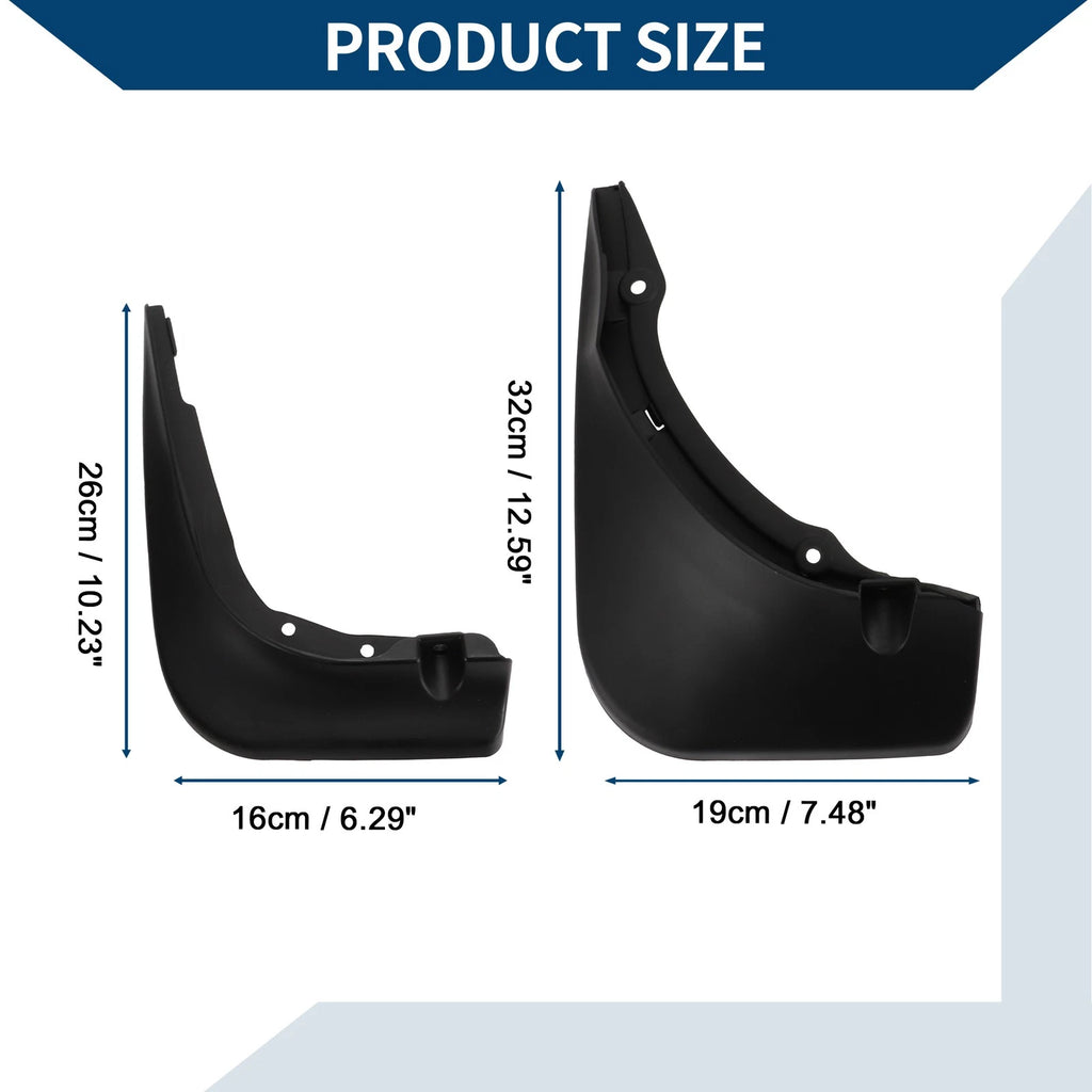 Mud Flaps Splash Guards 1 Set for Mercedes-Benz C-Class (2015–2021)