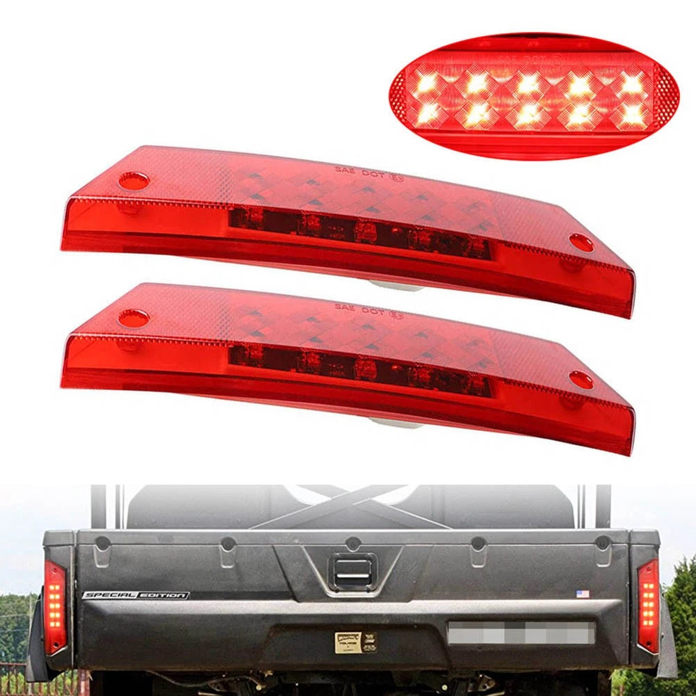 LED Brake Tail Light Pair for Polaris Ranger 500 800 900 XP 700 (2006–2019)
