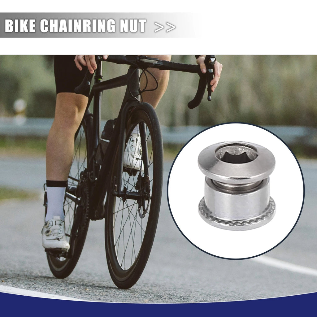 Chainring Bolts and Nuts 10pc for Universal Bicycle Single Chain Wheel Kit