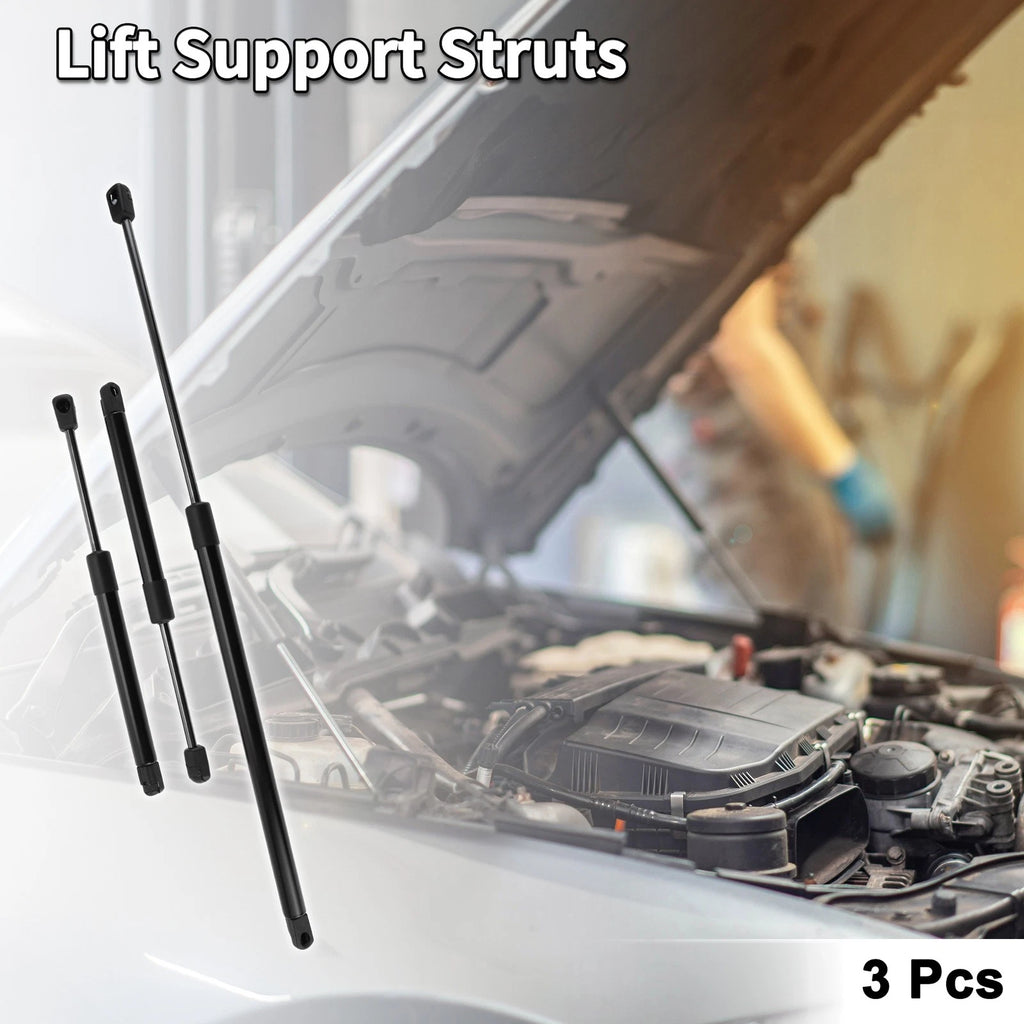 3Pcs Front Hood Lift Supports Struts Gas Spring Replacement for Pontiac G5 (2007–2009)