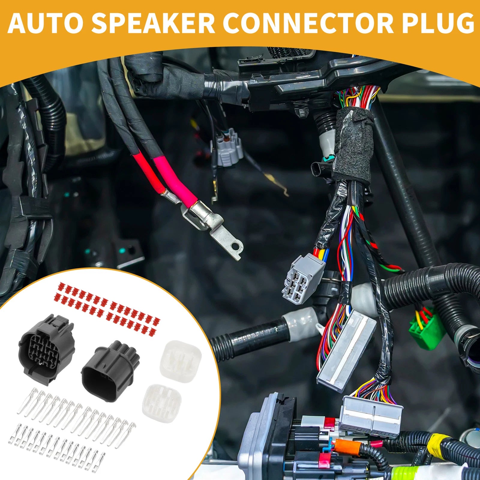 14 Pin Auto Speaker Connector Plug for Honda (1 Set)