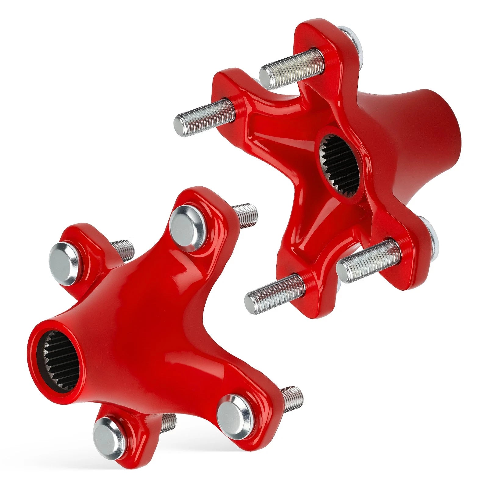Rear Red Wheel Hubs for Honda TRX250X TRX300X TRX400X TRX250EX TRX300EX TRX400EX (2000–2023)
