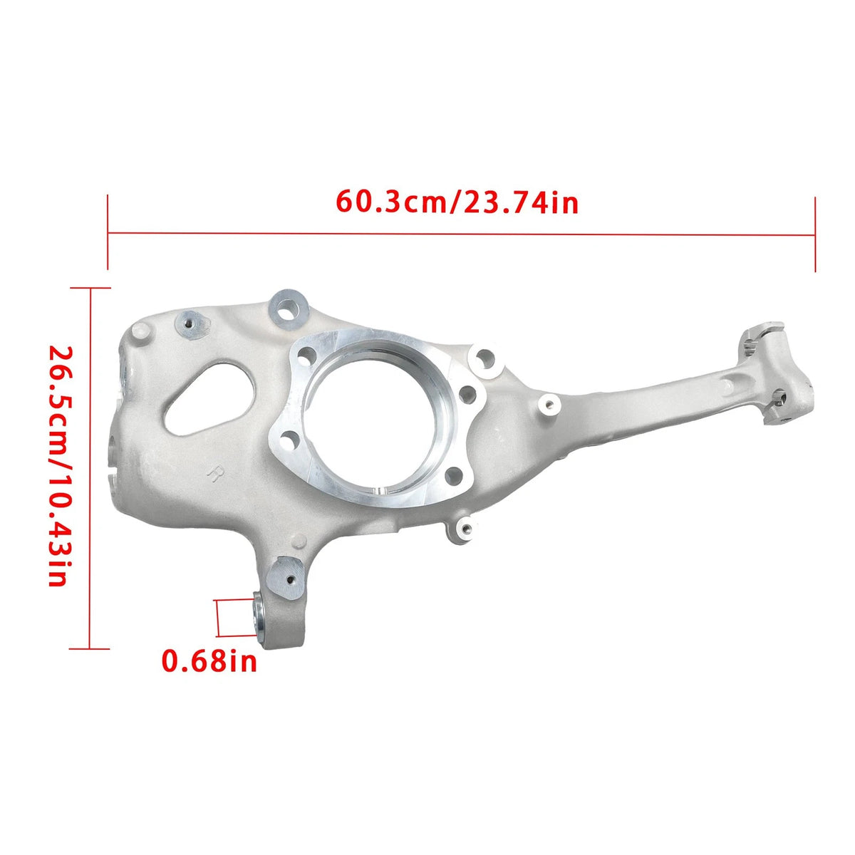 Front Steering Knuckle Set of 2 4G0407254A for Audi A4 A5 A6 S5 (2012–2018)