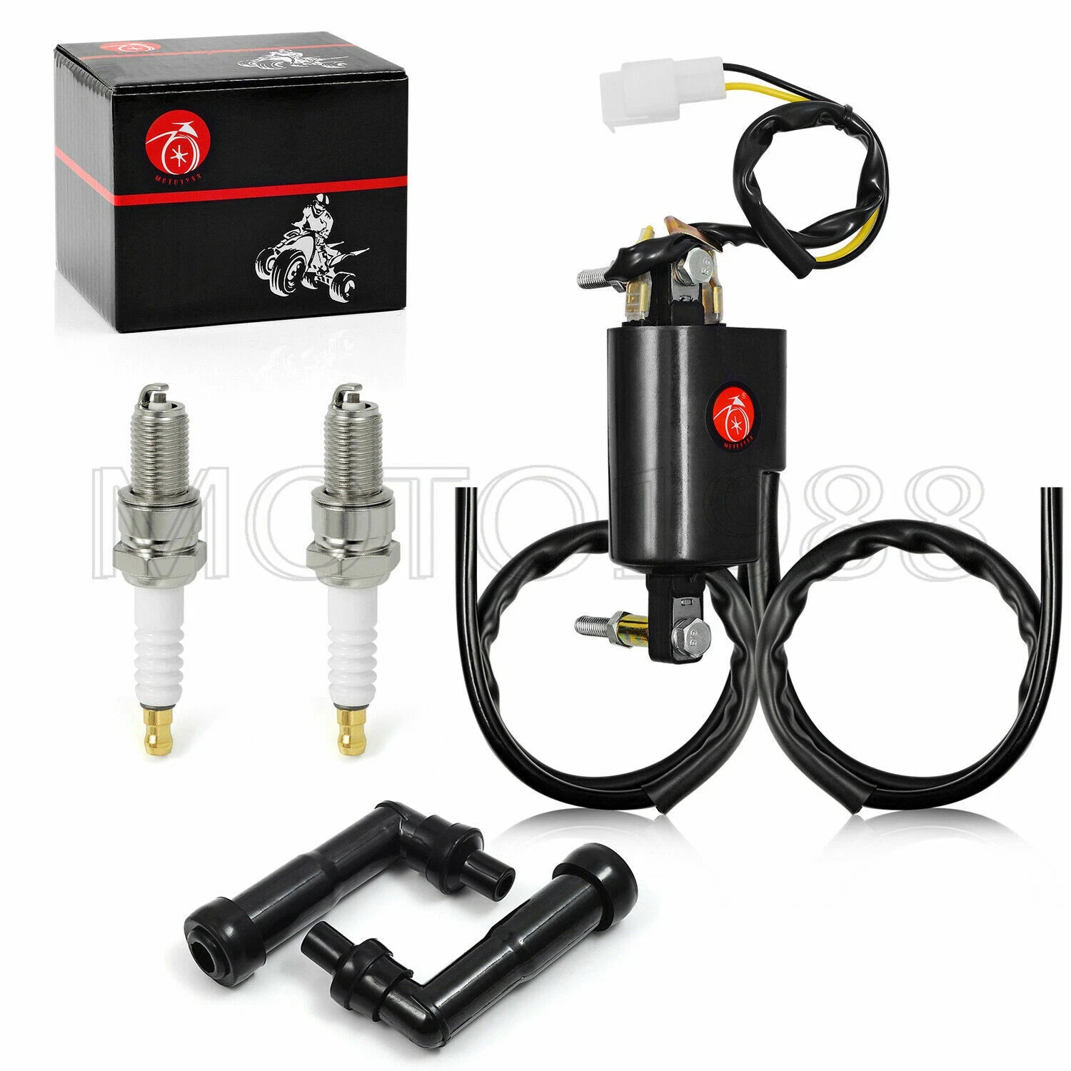 Ignition Coil Spark Plug & Cap for Honda CB450T SC Hawk Nighthawk (1982–1985)
