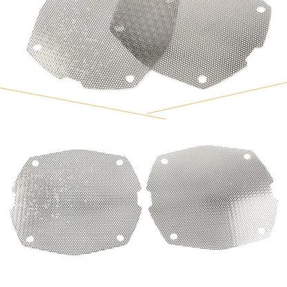 2X Chrome Front Mesh Speaker Grilles for Harley Dresser FLH/T Electra Glide