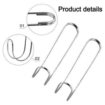 2X Stainless Steel Storage Hooks for Garden Hoses