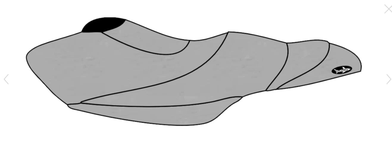 FZR Seat Cover for Yamaha (2009–2011) - Blacktip Gray