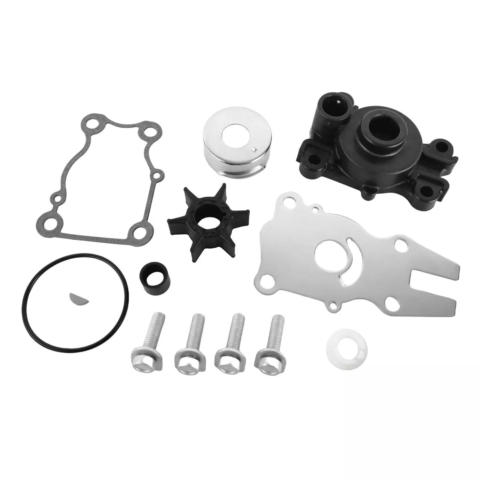 Water Pump Impeller Kit for Yamaha F40 F50 F60 (4-Stroke, 63D-W0078-00)
