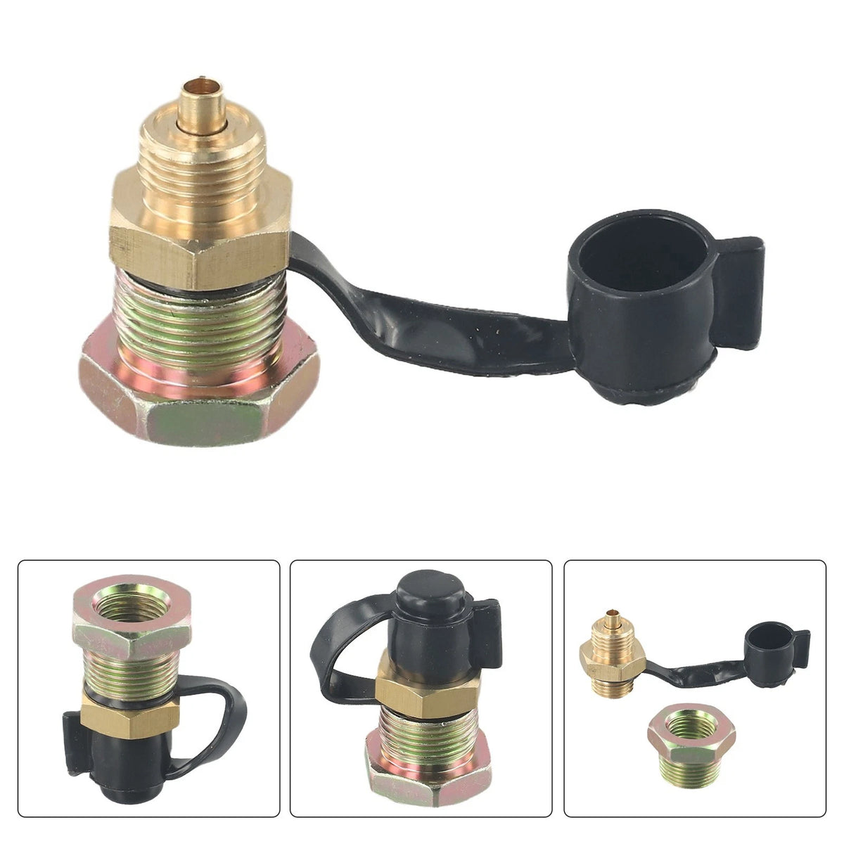 Air Valve Connector for Truck (Metal, Silver)