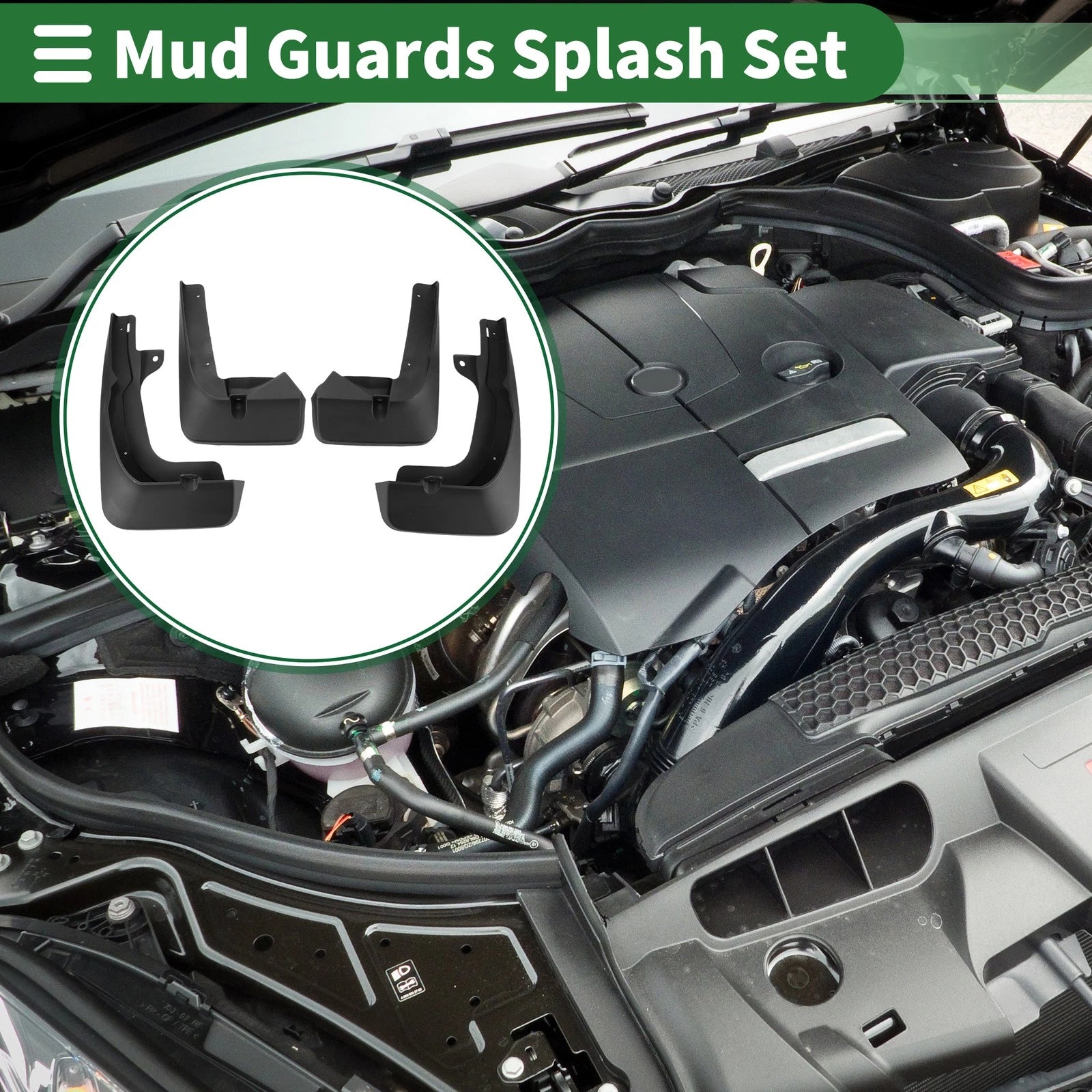 Mud Flaps Splash Guards Front and Rear for Lexus RX 350 (2023–2024)