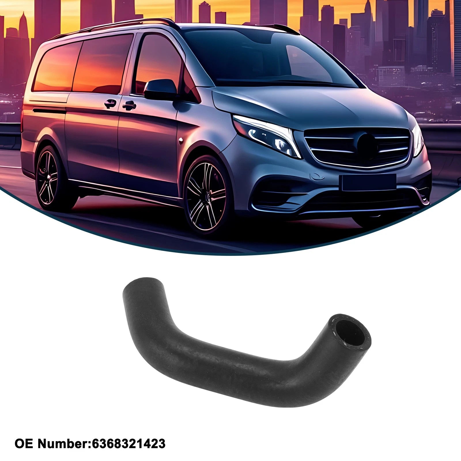 Radiator Hose Replacement Rubber for Mercedes-Benz Vito (2010–2014)