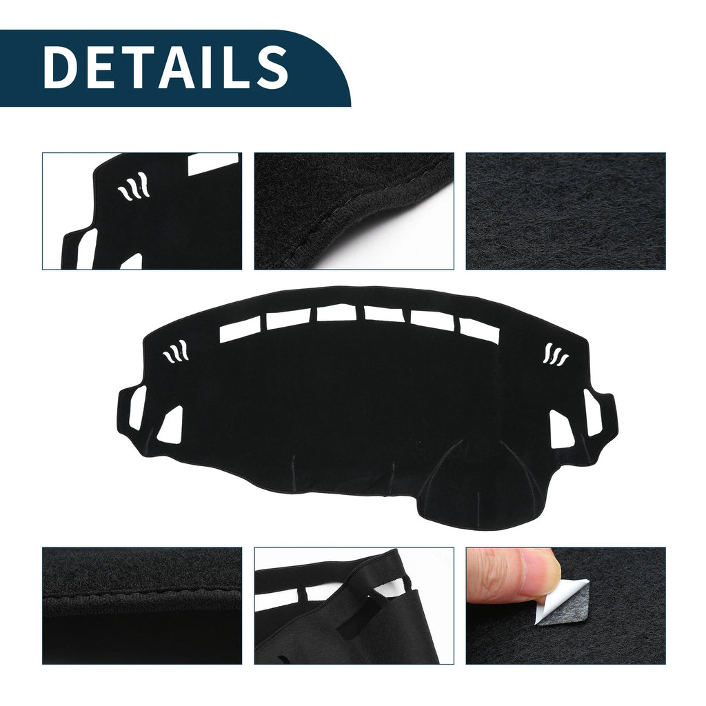 Dashboard Dash Cover Mat for Suzuki Spacia MK32S (2013–2017) Black Set