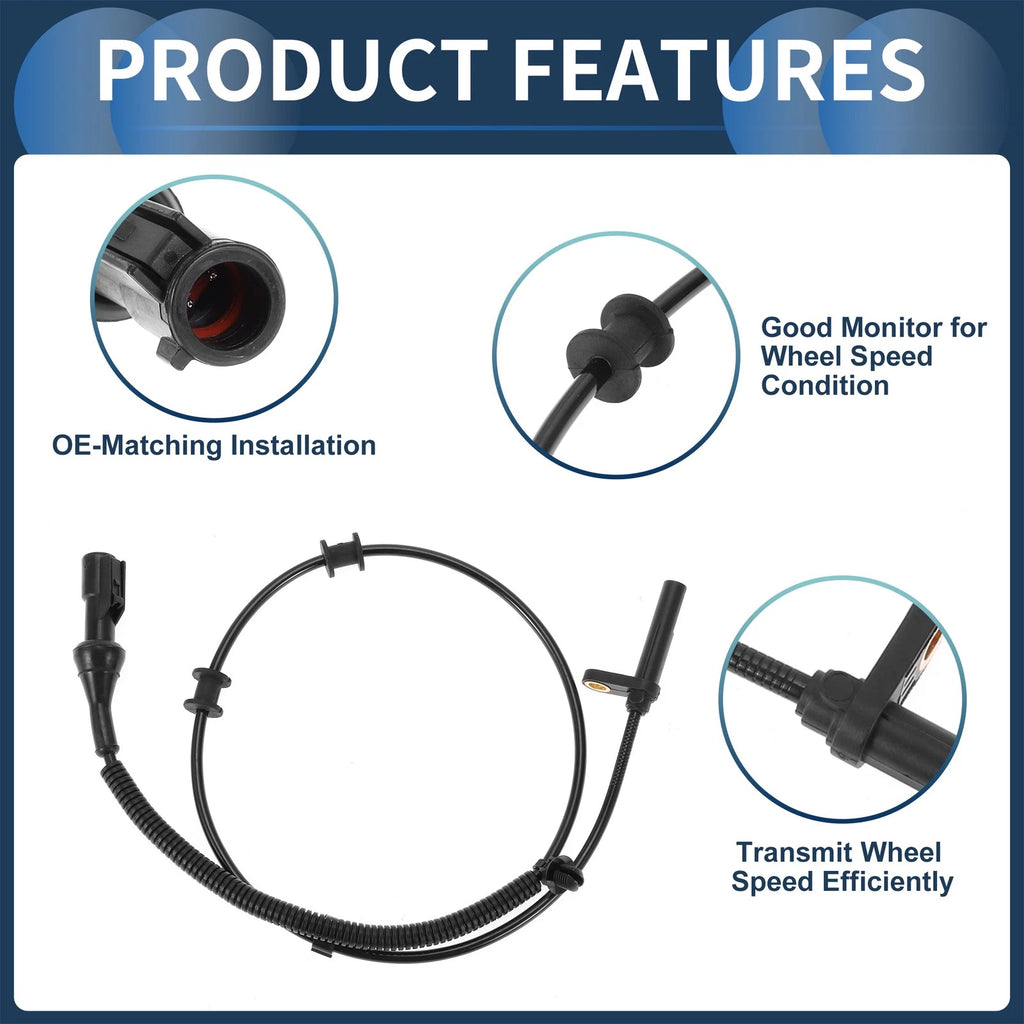 ABS Wheel Speed Sensor No. 5L3Z2C204AA for Ford F-150 (2004–2008) Front