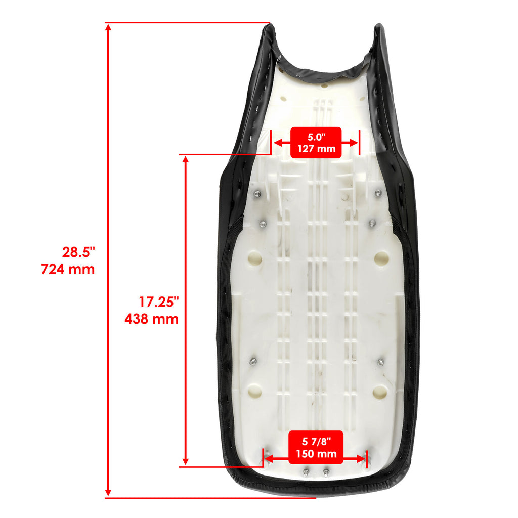 Complete Seat Black Replacement for Honda (2006–2013)