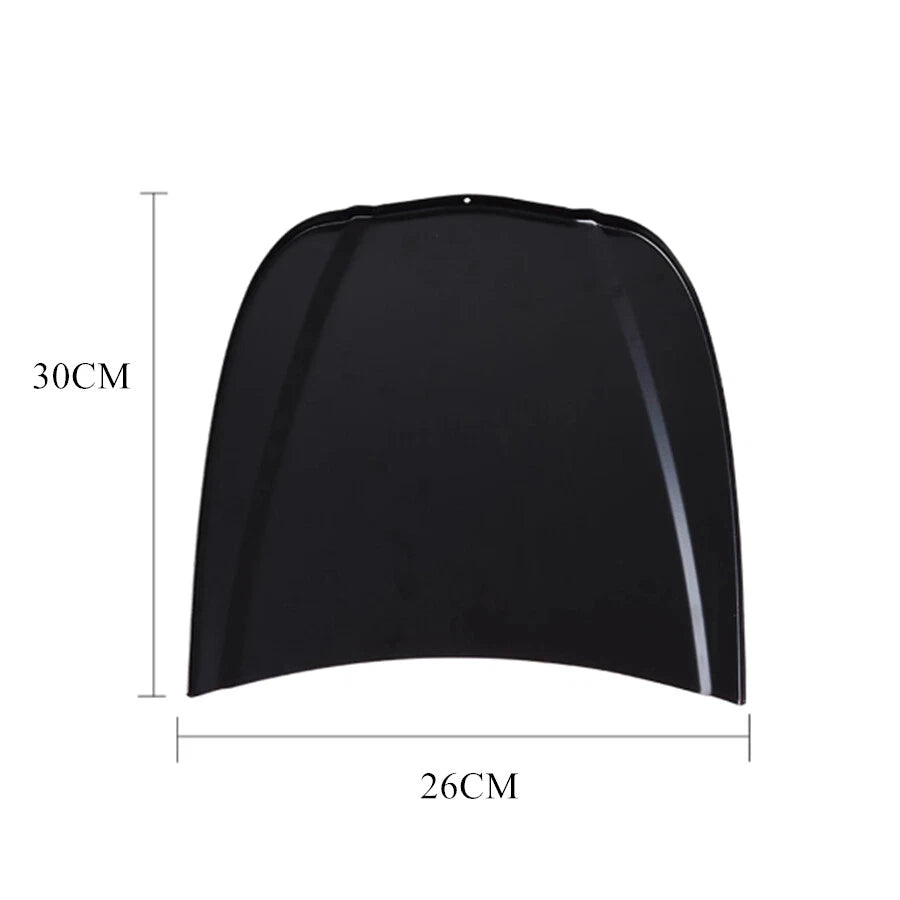 Small Mini Black Car Hood Vinyl Wrap Display Model