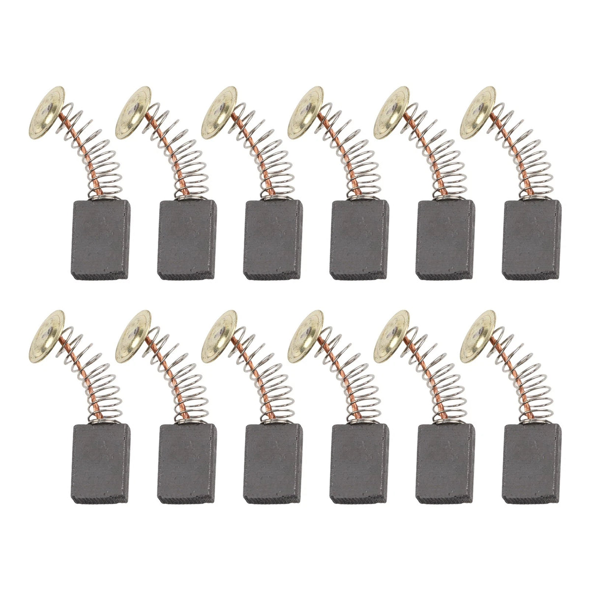 Carbon Brush Set for Drill Chain Saw 6x12x17mm (12pcs Pack)